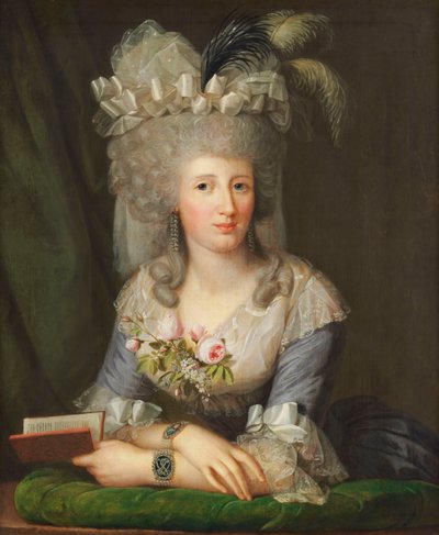 Porträt von Karoline von Schlotheim (1766-1847) von Wilhelm Böttner